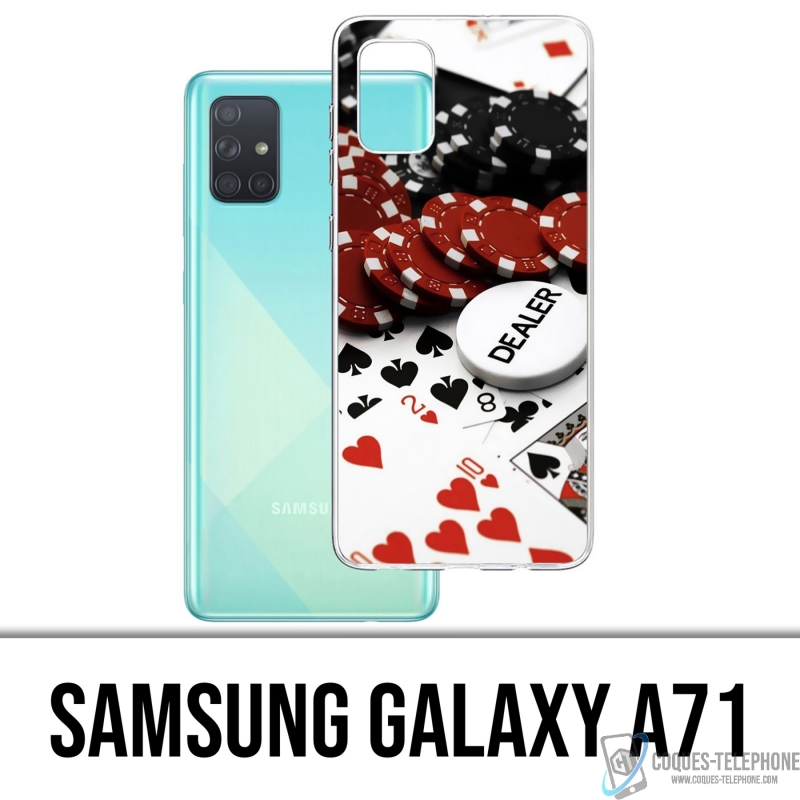 Coque Samsung Galaxy A71 - Poker Dealer