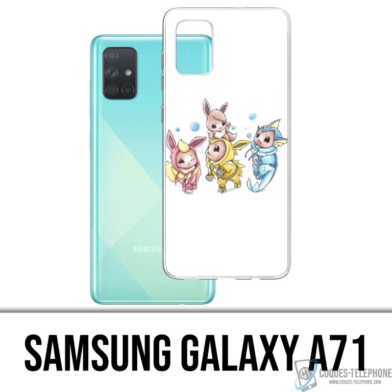 Coque Samsung Galaxy A71 - Pokémon Bébé Evoli Évolution