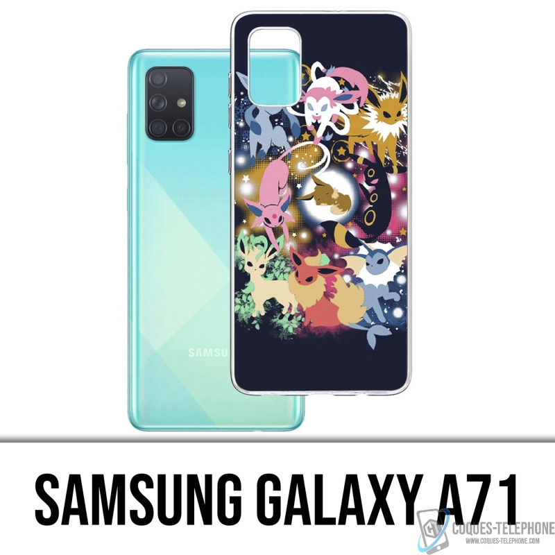 Coque Samsung Galaxy A71 - Pokémon Évoli Évolutions