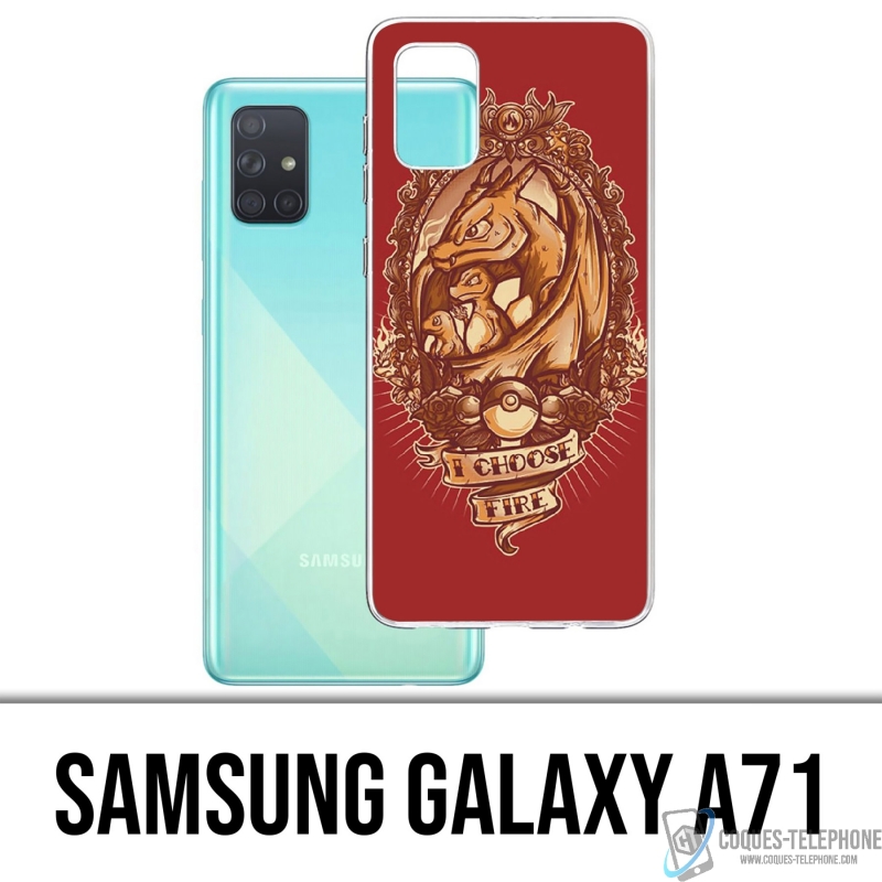 Coque Samsung Galaxy A71 - Pokémon Fire