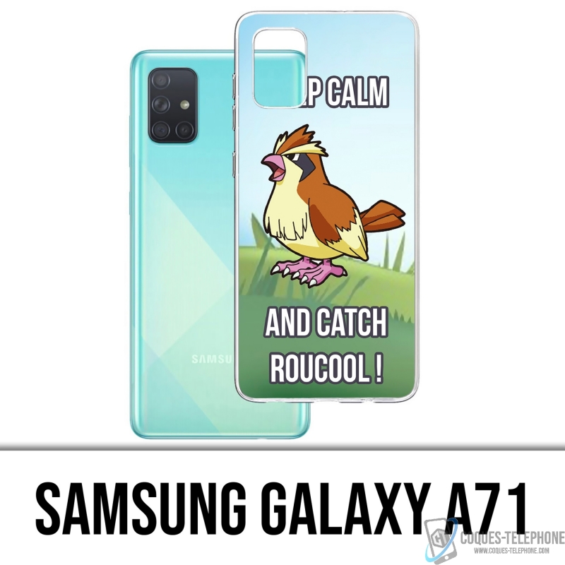 Coque Samsung Galaxy A71 - Pokémon Go Catch Roucool