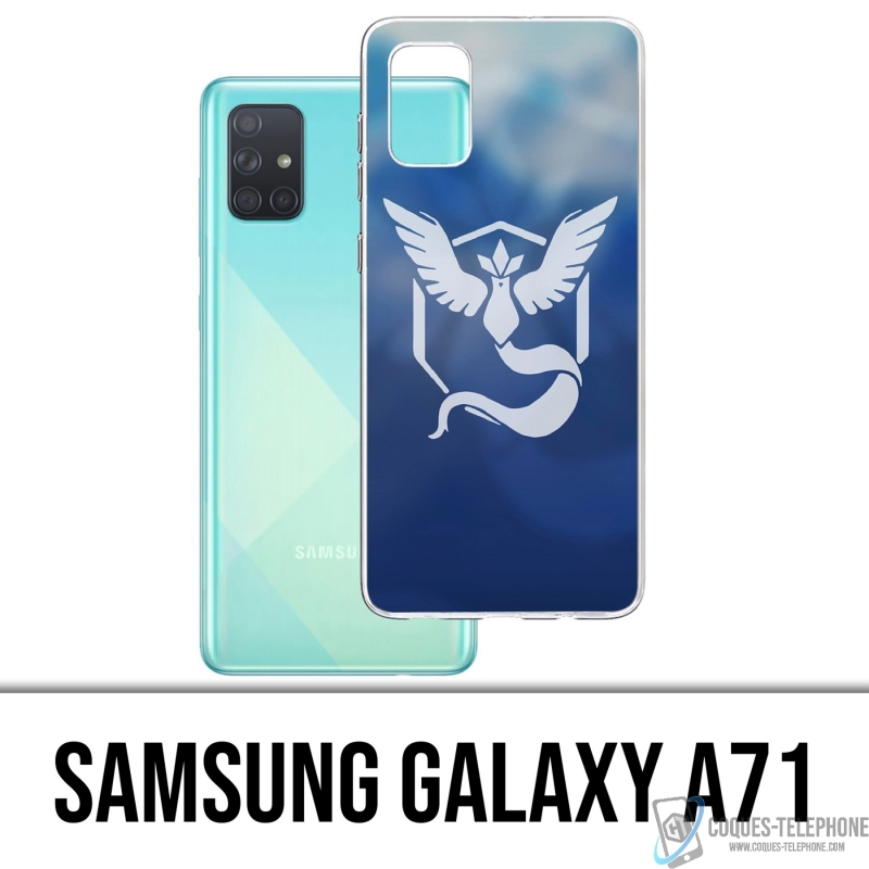 Samsung Galaxy A71 Case - Pokémon Go Team Blue Grunge