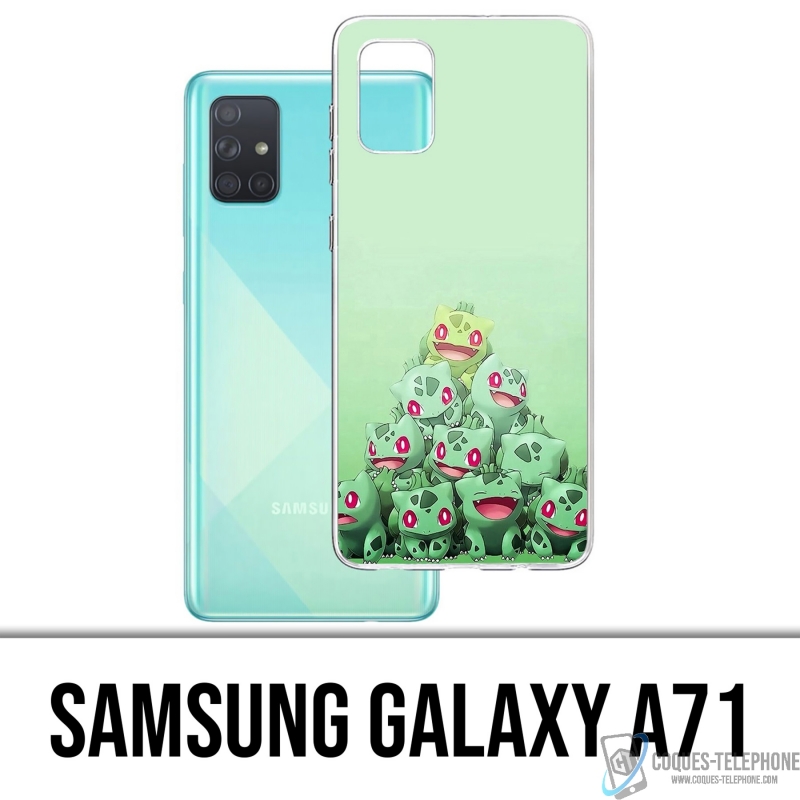 Custodia per Samsung Galaxy A71 - Pokémon Montagna Bulbasaur