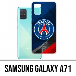 Carcasa Samsung Galaxy A71 - Logotipo Psg Metal Cromado