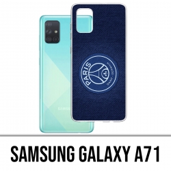 Custodia per Samsung Galaxy A71 - Psg Sfondo blu minimalista