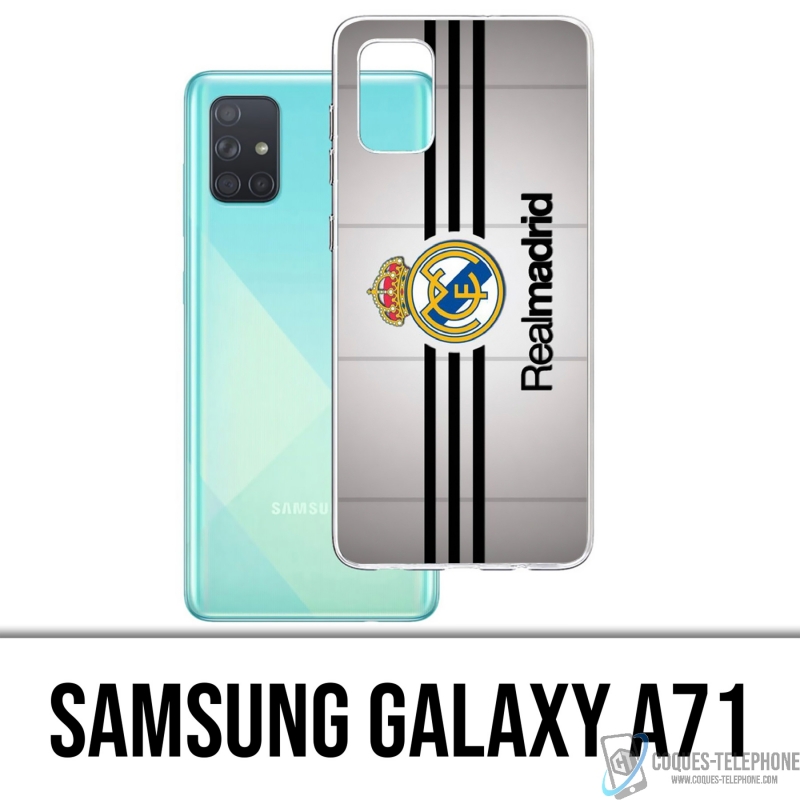 Coque Samsung Galaxy A71 - Real Madrid Bandes