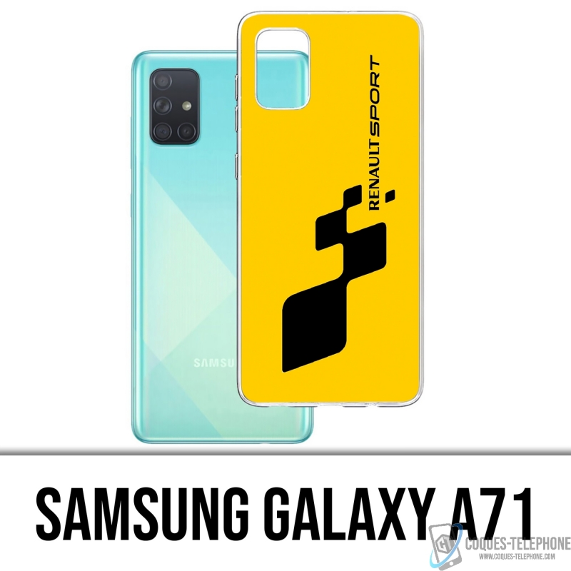 Custodia per Samsung Galaxy A71 - Renault Sport gialla