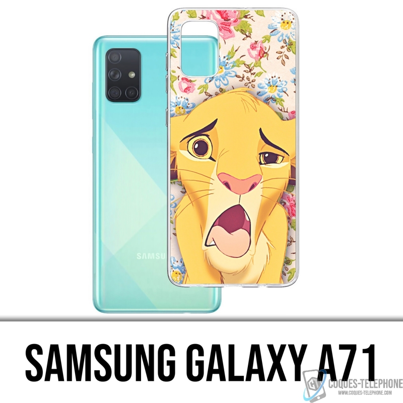 Coque Samsung Galaxy A71 - Roi Lion Simba Grimace