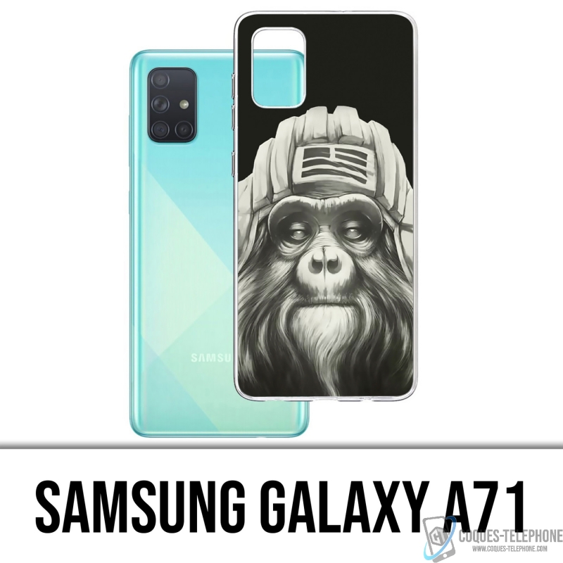 Funda Samsung Galaxy A71 - Aviator Monkey Monkey