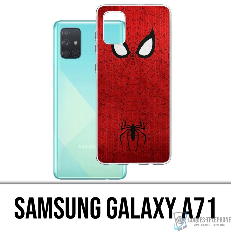 Funda Samsung Galaxy A71 - Diseño artístico de Spiderman