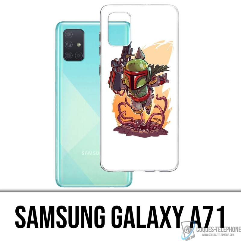 Custodia Samsung Galaxy A71 - Star Wars Boba Fett Cartoon