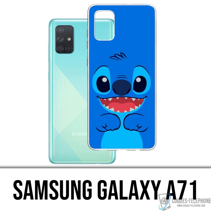 Funda Samsung Galaxy A71 - Azul puntada