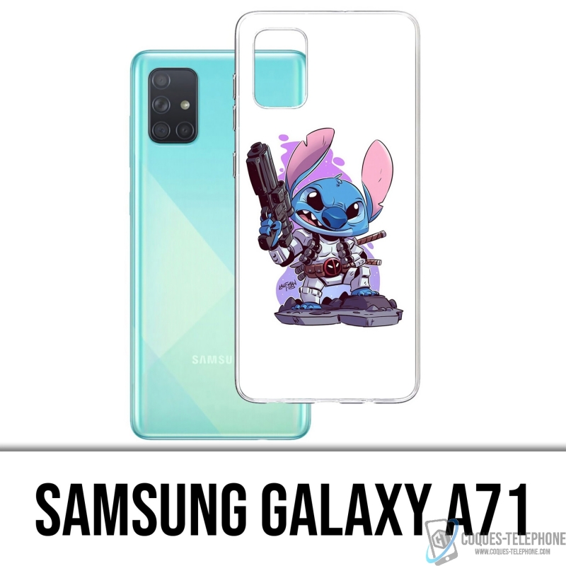 Custodia per Samsung Galaxy A71 - Stitch Deadpool