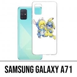 Samsung Galaxy A71 Case - Stitch Pikachu Baby
