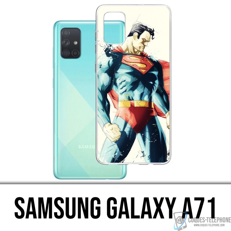 Custodia per Samsung Galaxy A71 - Superman Paintart