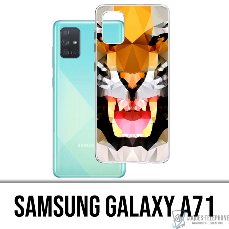 Custodia per Samsung Galaxy A71 - Geometric Tiger