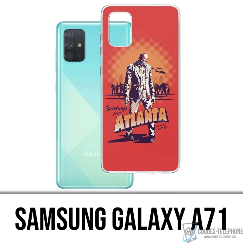 Coque Samsung Galaxy A71 - Walking Dead Greetings From Atlanta