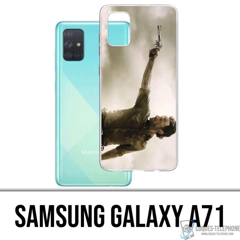 Custodia per Samsung Galaxy A71 - Walking Dead Gun