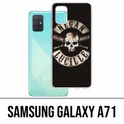 Coque Samsung Galaxy A71 - Walking Dead Logo Negan Lucille