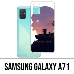 Coque Samsung Galaxy A71 - Walking Dead Ombre Zombies