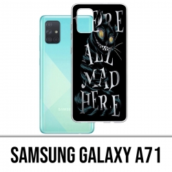 Samsung Galaxy A71 Case - Were All Mad Here Alice In Wonderland