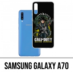 Custodie e protezioni Samsung Galaxy A70 - Call Of Duty X Dragon Ball Saiyan Warfare