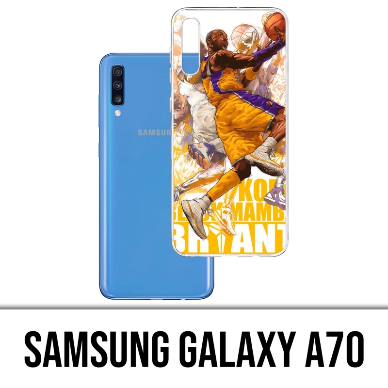 Coque Samsung Galaxy A70 - Kobe Bryant Cartoon Nba