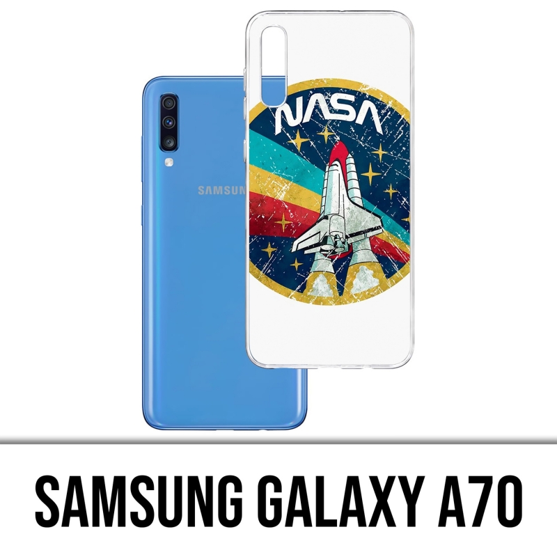 Custodia per Samsung Galaxy A70 - Distintivo Nasa Rocket