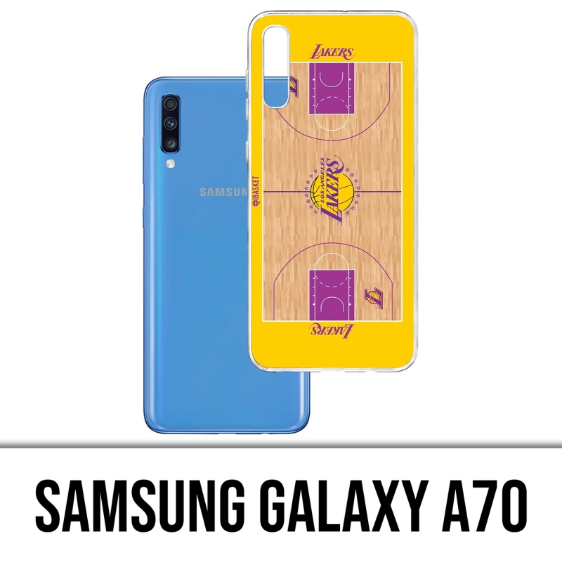 Custodia per Samsung Galaxy A70 - Besketball Lakers Nba Field