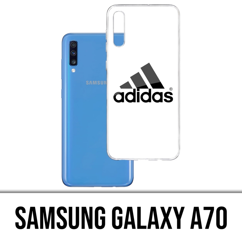 Coque Samsung Galaxy A70 - Adidas Logo Blanc