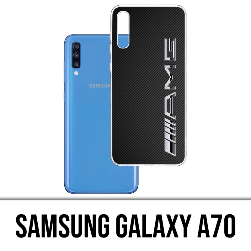 Coque Samsung Galaxy A70 - Amg Carbone Logo