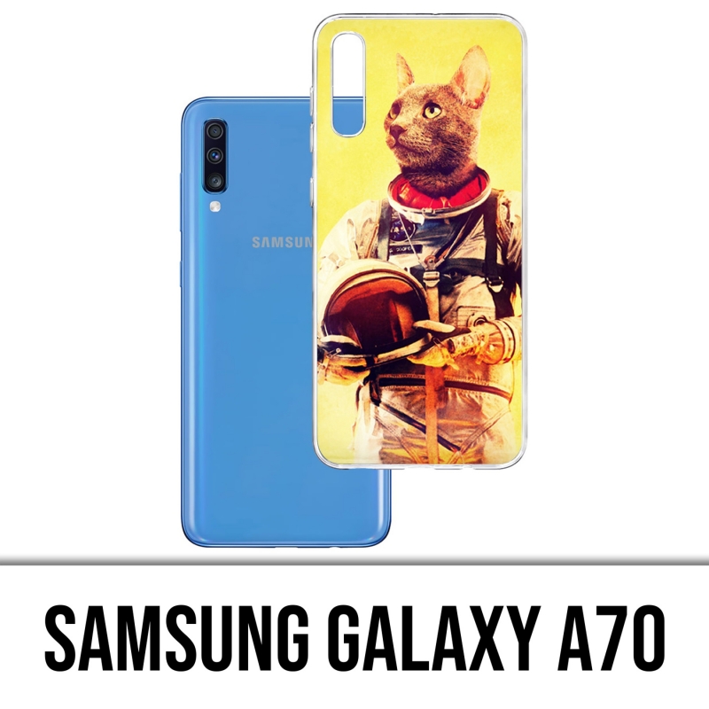 Coque Samsung Galaxy A70 - Animal Astronaute Chat