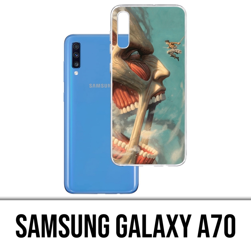 Samsung Galaxy A70 Case - Attack-On-Titan-Art