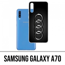 Custodia per Samsung Galaxy A70 - Logo Audi in metallo