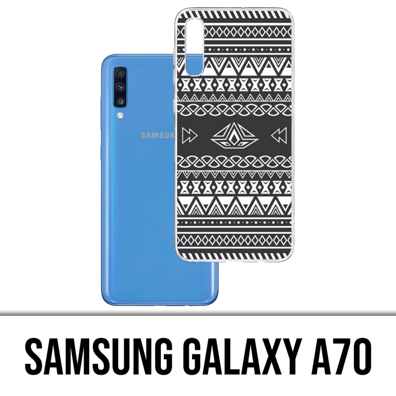 Coque Samsung Galaxy A70 - Azteque Gris
