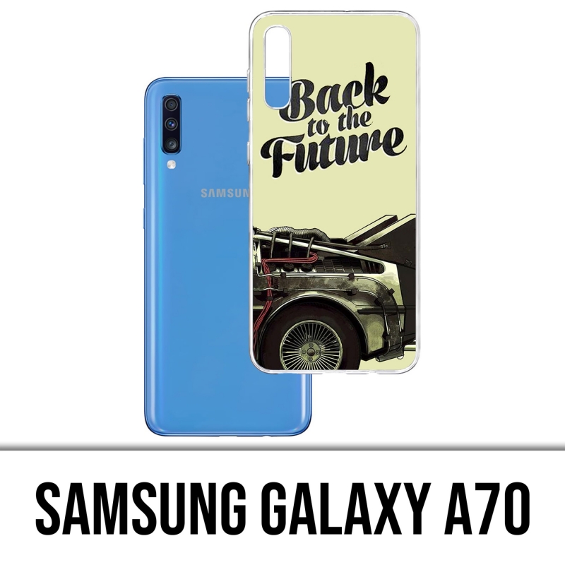 Samsung Galaxy A70 Case - Zurück in die Zukunft Delorean