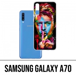 Custodia per Samsung Galaxy A70 - Bowie multicolore