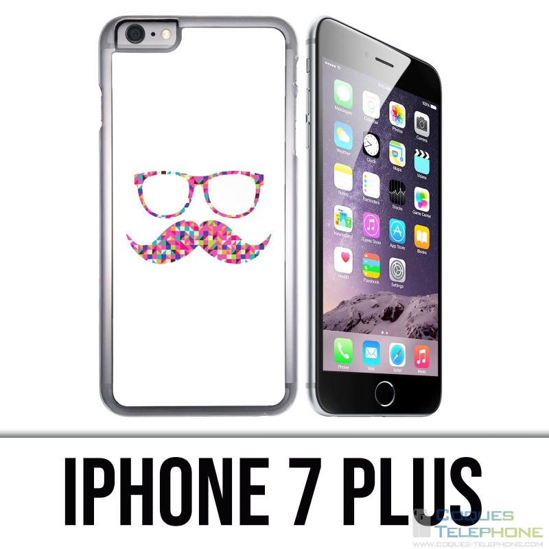 Funda iPhone 7 Plus - Gafas bigote