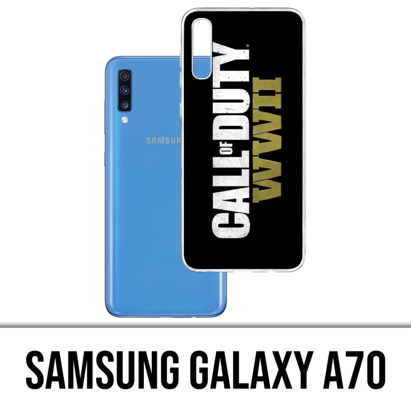 Custodia per Samsung Galaxy A70 - Logo Call Of Duty Ww2