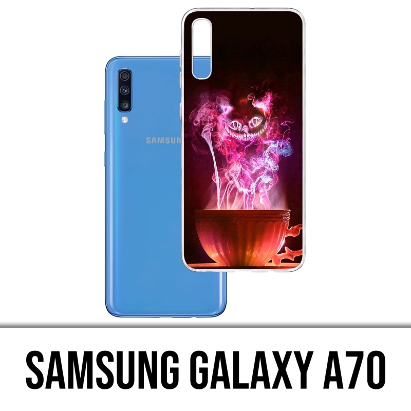 Funda para Samsung Galaxy A70 - Taza con gato de Alicia en el país de las maravillas