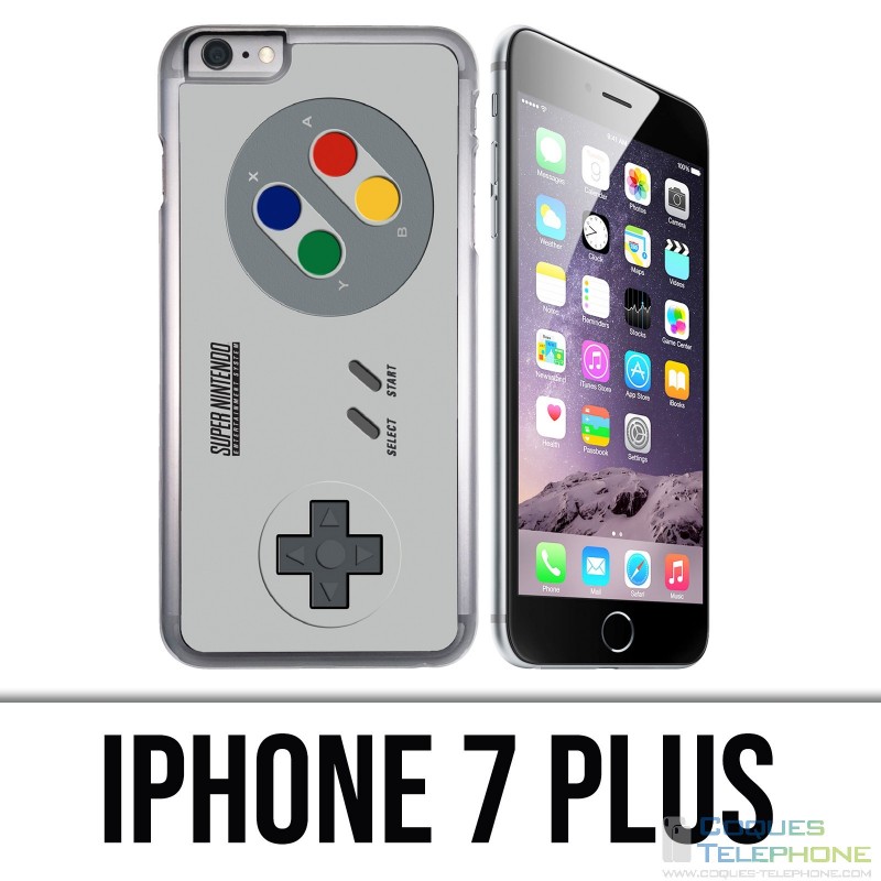 Coque iPhone 7 PLUS - Manette Nintendo Snes