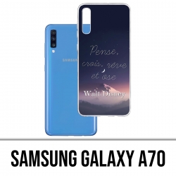 Funda Samsung Galaxy A70 - Disney Quote Think Believe