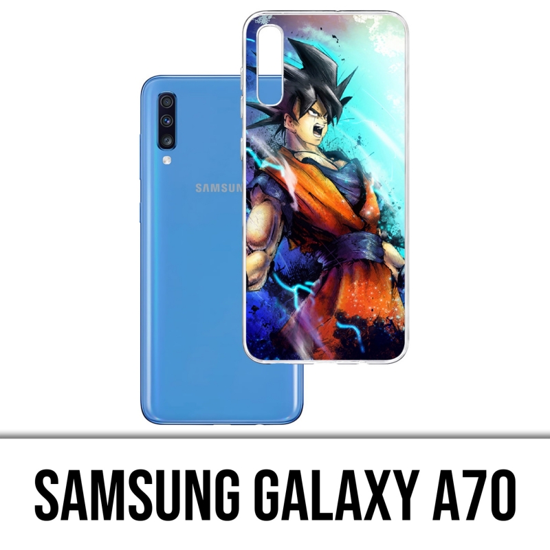 Coque Samsung Galaxy A70 - Dragon Ball Goku Couleur