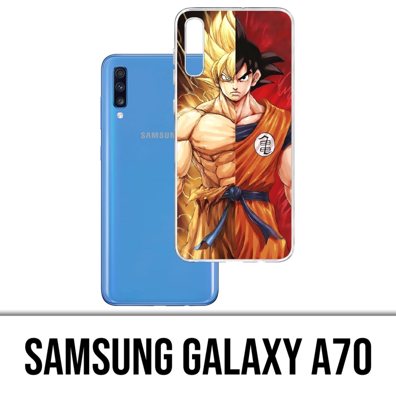 Custodia per Samsung Galaxy A70 - Dragon Ball Goku Super Saiyan