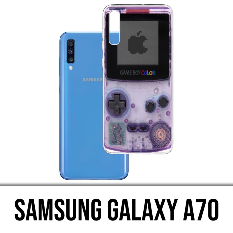Funda Samsung Galaxy A70 - Game Boy Color Violeta