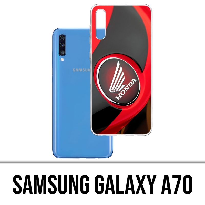 Custodia per Samsung Galaxy A70 - Serbatoio con logo Honda