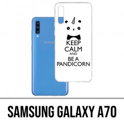 Samsung Galaxy A70 Case - Halten Sie ruhig Pandicorn Panda Einhorn
