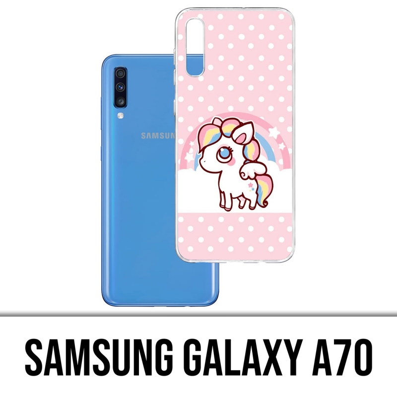 Samsung Galaxy A70 Case - Kawaii Unicorn