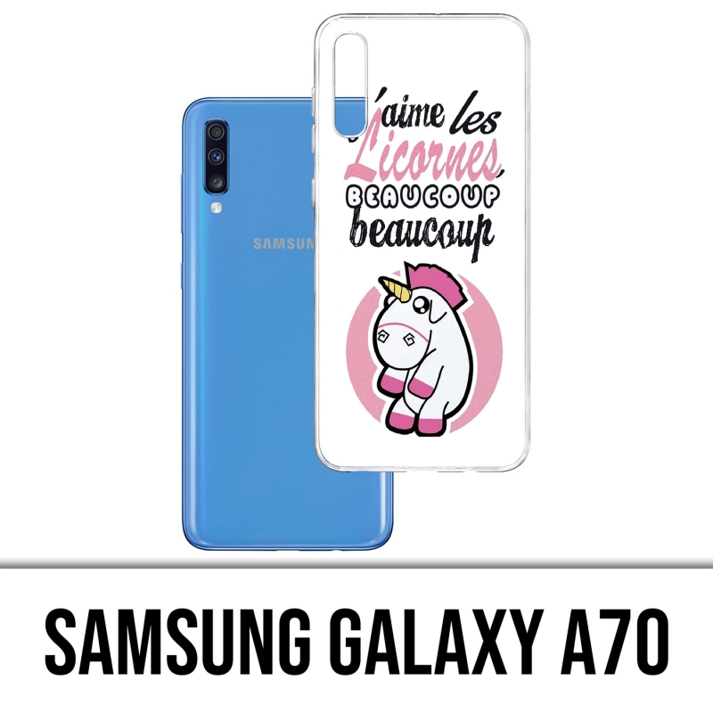 Custodia per Samsung Galaxy A70 - Unicorni