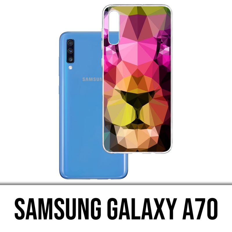 Coque Samsung Galaxy A70 - Lion Geometrique